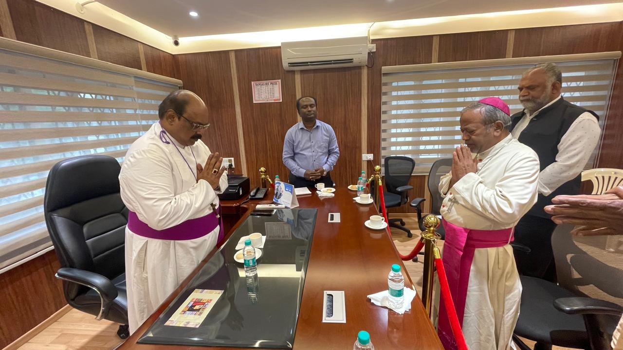 Archbishop Dr. Peter Machado and Bishop KCD