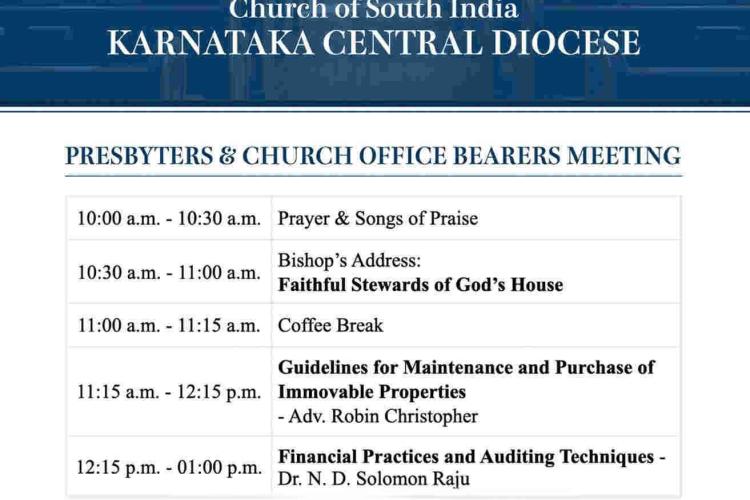 Presbyters and Church Office Bearers Meeting 