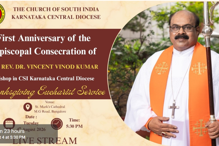 First Anniversary of the Episcopal Consecration